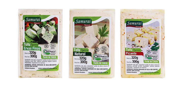 tofu organico, samurai organic food, tudo organico rs, tofu picante, tofu ervas finas, porto alegre rs, imec, andreazza, asun, comercial zaffari, passo fundo, lajeado, caxias do sul, apolo supermercado
